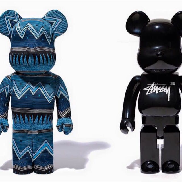 Bearbrick 1000% - Stussy/Supreme