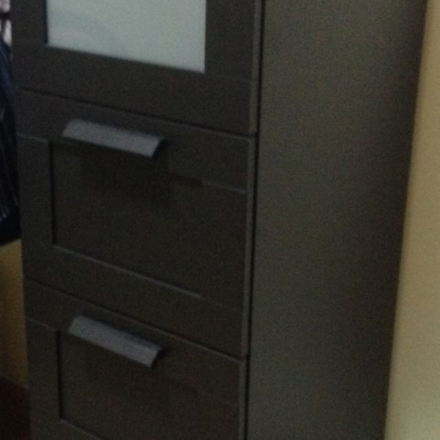 Chest Of 4 Drawers Ikea Brimnes Black Furniture On Carousell