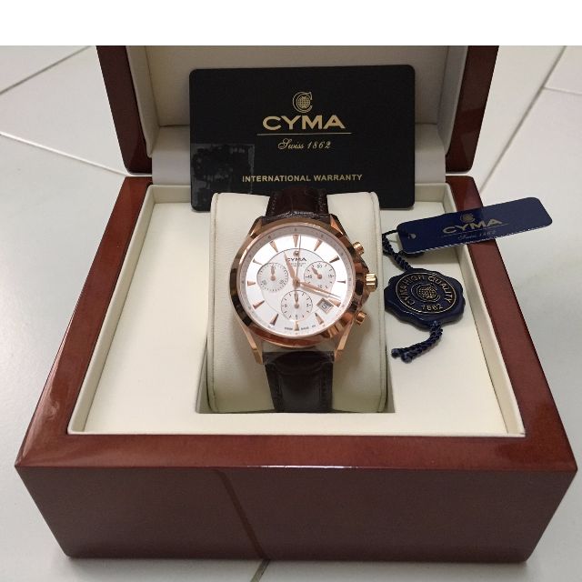 CYMA Sapphire Crystal Stainless Steel 316L Swiss Timepiece 18