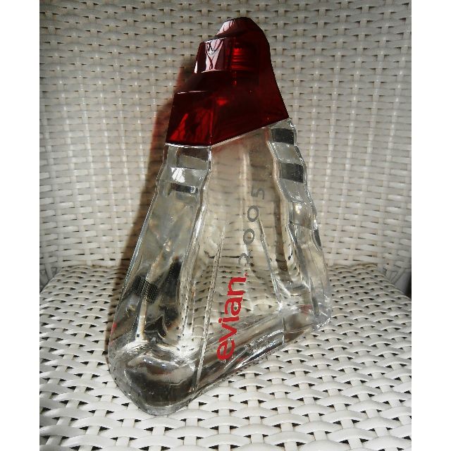 EVIAN 2005 Limited Edition Mountain Glass Bottle Water, Everything Else