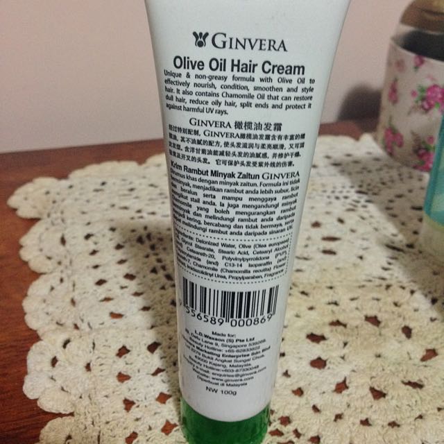 Ginvera Olive Oil Hair Cream, Beauty & Personal Care, Face, Face Care