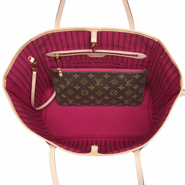 RESERVED FOR MYH1812 140 DISCOUNT BN LV Neverfull Monogram M41178 Fuschia Bag Luxury on Carousell