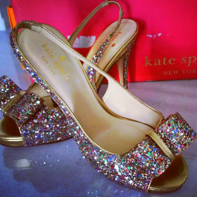 Kate spade glitter heel top