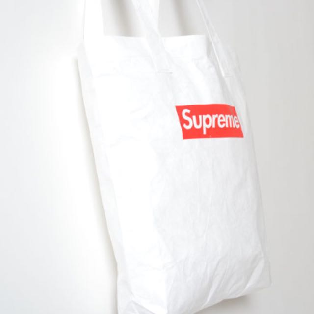 supreme tyvek tote bag