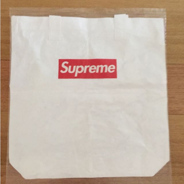 Supreme tyvek tote bag on sale