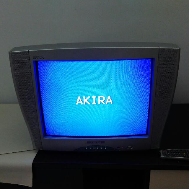 21" Cathode Ray TV, Furniture & Home Living, Furniture, TV Consoles on Carousell