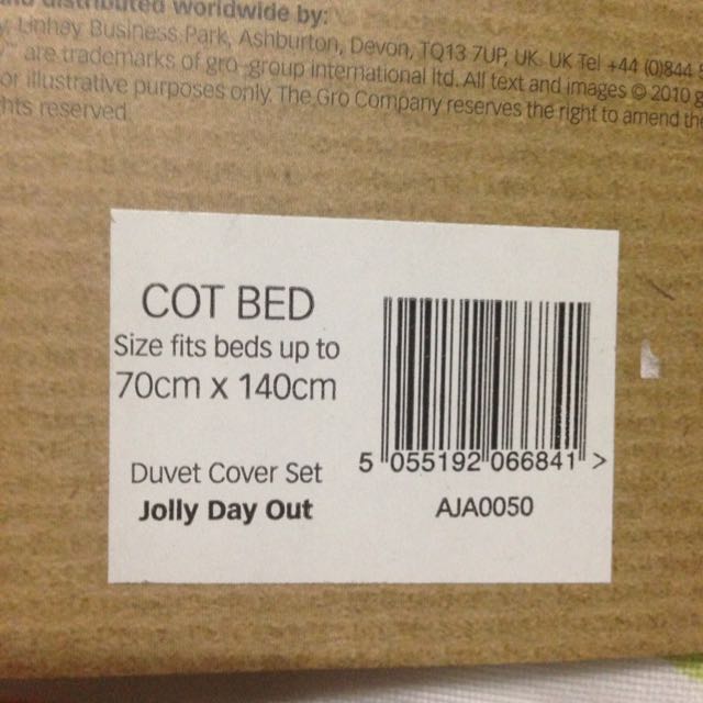 Brand New High Quality Grobag Stay On Duvet Bedding Set Babies