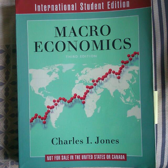 Macroeconomics By Charles Jones Third Edition Books
