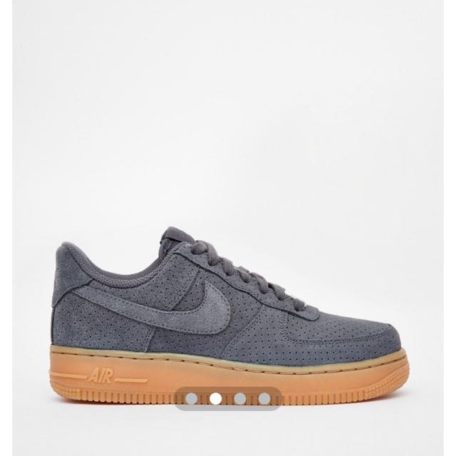 Nike air force 1 grey suede Clearance