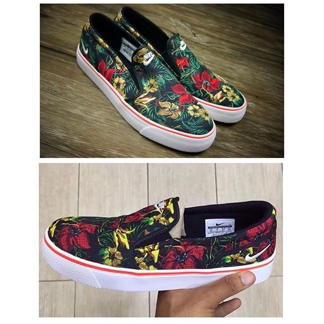 Readystock Nike Toki Slip TXT print