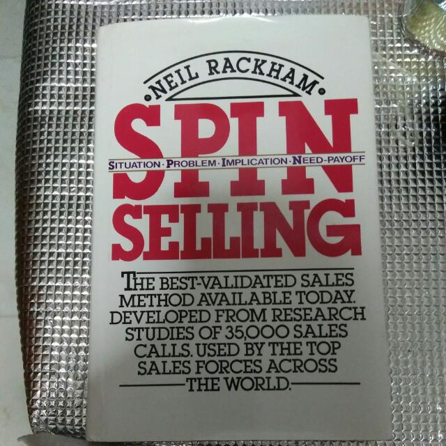 Spin Selling By Neil Rackham Books Stationery On Carousell