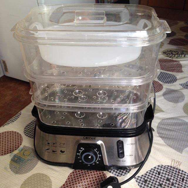 3 Tier Electric Steamer, TV & Home Appliances, Irons & Steamers on