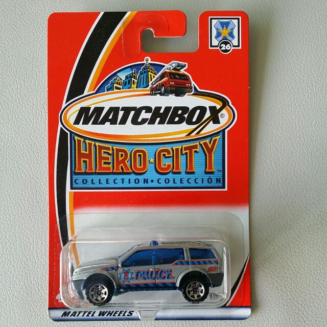 matchbox police suv