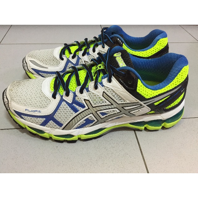 Asics gel kayano 21 white lightning flash yellow shop