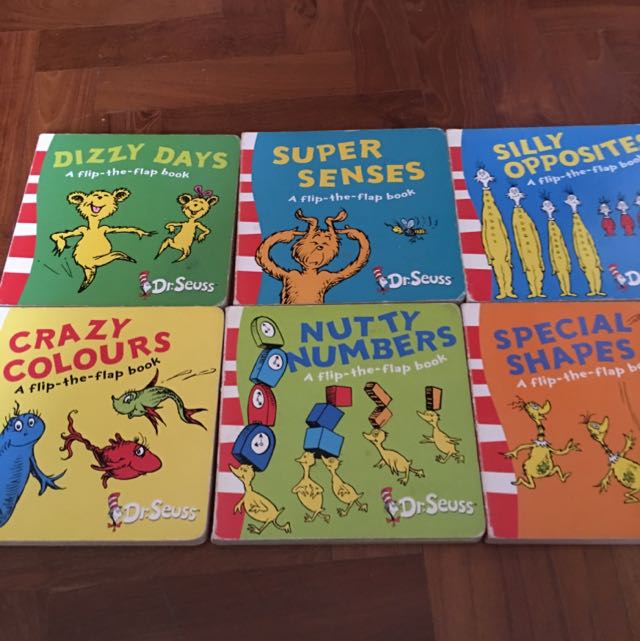 Dr Seuss Flip Flap Books (set Of 6), Hobbies & Toys, Books & Magazines