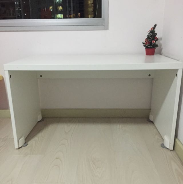 IKEA White Bench, Furniture & Home Living, Furniture, Tables & Sets on