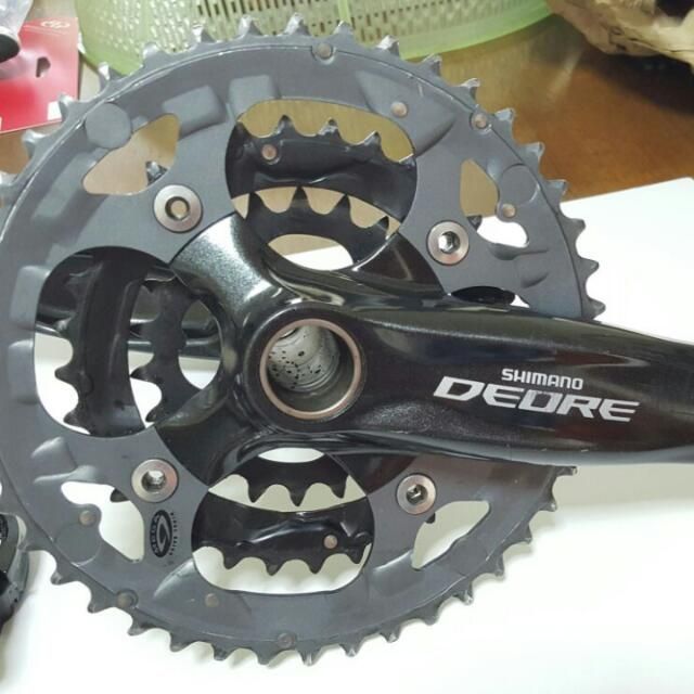 Deore outlet crankset 3x