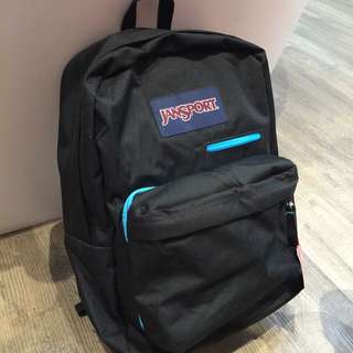 Jansport 黑色後背包-絕無假貨