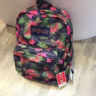 Jansport 後背包-熱帶花叢絕無假貨