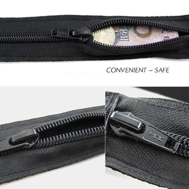 BN Concealed Cash Nylon Tactical Money Belt for Travel Secret Cash