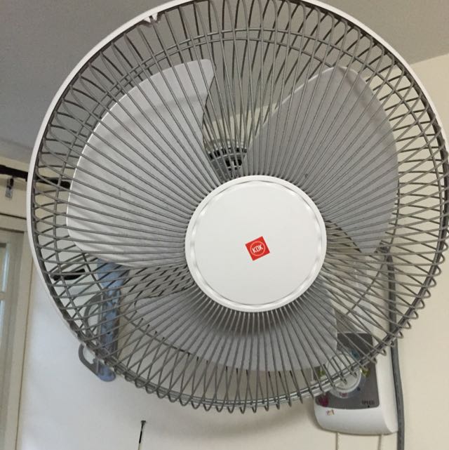 Kdk Wall Mounted Fan Slightly Smaller Fan Furniture On Carousell