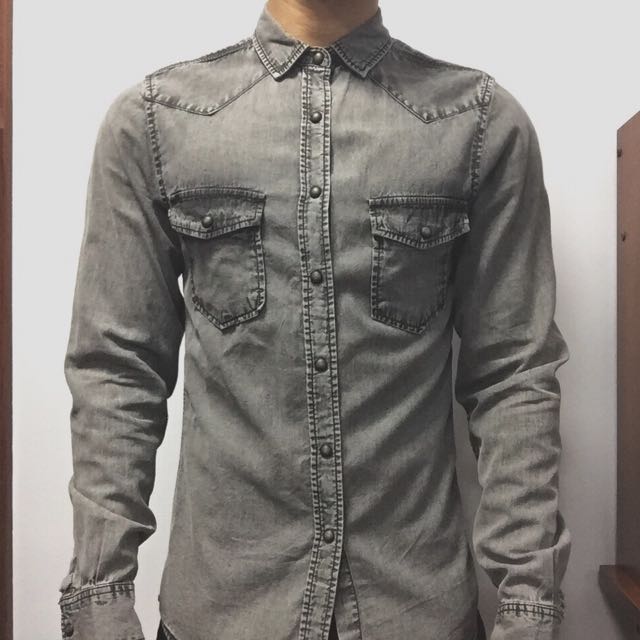 topman denim shirt