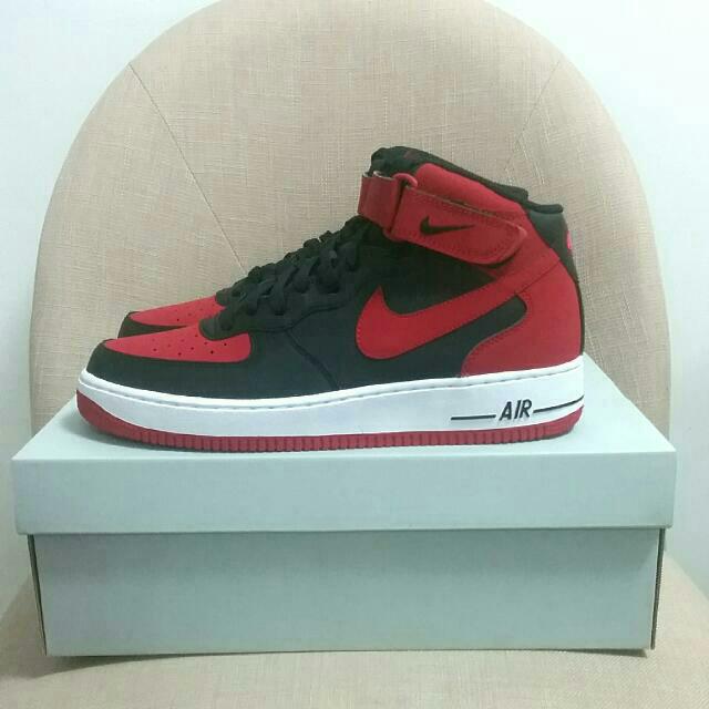 Air force 1 mid bred best sale