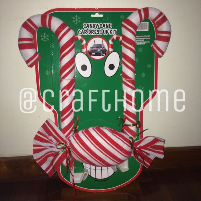 Candy Cane Car Dress Up Kit Brand New Design Craft On Carousell