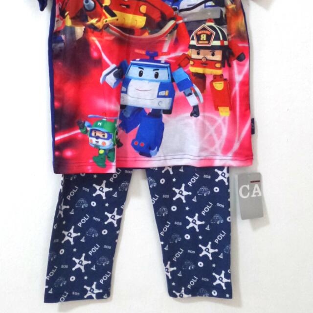 DNY003 Robocar Poli Pajamas Babies Kids Babies Kids Fashion on Carousell