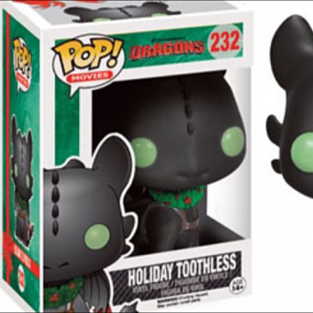funko pop holiday toothless
