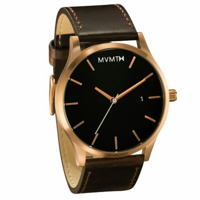 mvmt rose gold mens watch