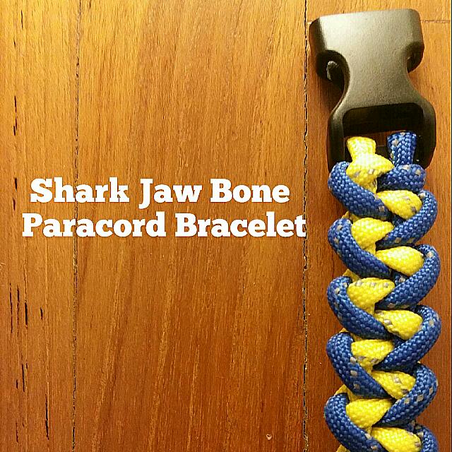 Shark Jaw Bone Paracord Bracelet
