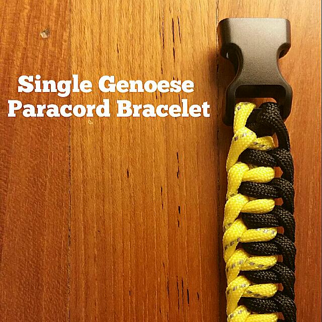 Single Genoese Paracord Bracelet