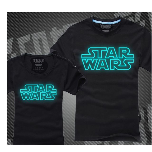 Clearance Sale Star Wars Glow In The Dark Reflection Tee Men