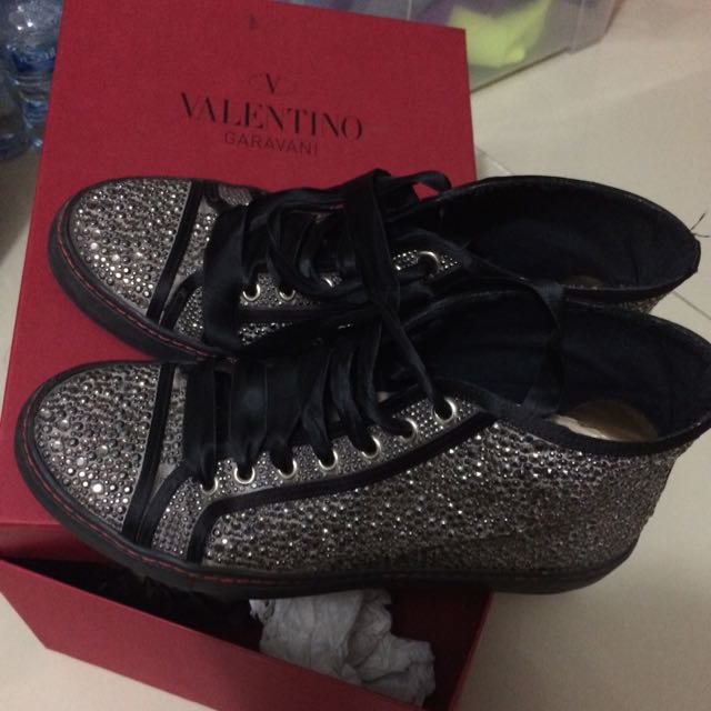 valentino sneakers swarovski