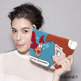 (免運）日本 Accommode&迪士尼 小美人魚 愛麗絲 化妝包/萬用袋