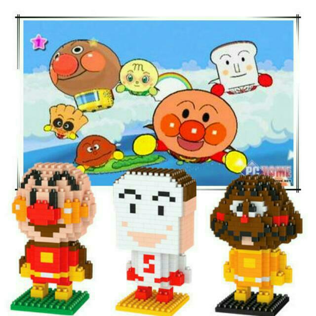 Anpanman Shokupanman Currypanman Diamond Blocks Women S