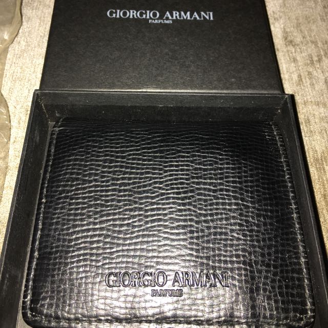 Authentic Giorgio Armani Parfums Wallet 