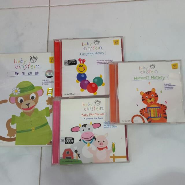 Reserved Baby Einstein 4 Vcds 1 Dvd Hobbies Toys Toys Games On Carousell