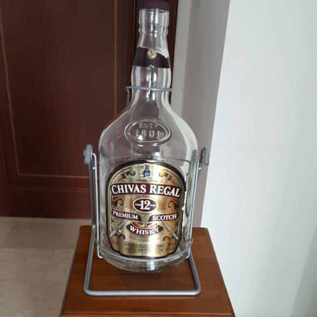 Empty Giant Chivas Regal Whiskey Bottle Design Craft On Carousell That being said, what is the best whiskey i can get (ny metro area) that comes in said plastic bottles? empty giant chivas regal whiskey bottle