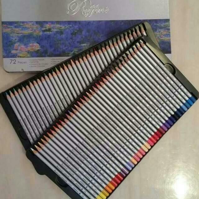 MARCO RAFFINE COLOR PENCILS SET (72 colours) Tin Box, Hobbies ...