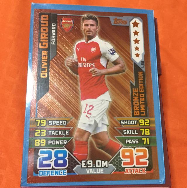 Lot De Cartes Match Attax Saison 2015/16 - Premier League - Proche De 100 Cartes