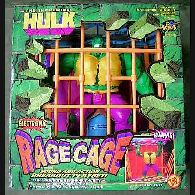 Hulk rage hot sale cage toy