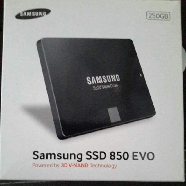 Reserved Samsung Ssd 850 Evo 250gb Sealed Everything Else On Carousell