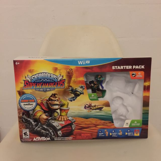 skylanders superchargers starter pack wii u