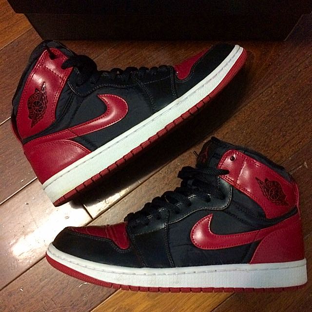 jordan 1 strap bred