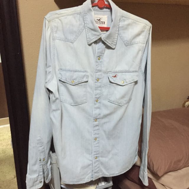 Authentic Hollister Denim Shirt