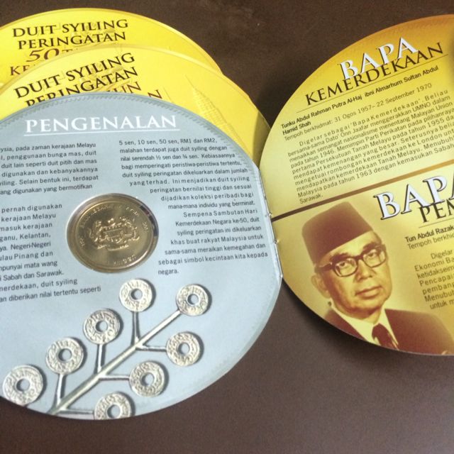 Duit Syiling Malaysia 50 Years Independent, Antiques on Carousell