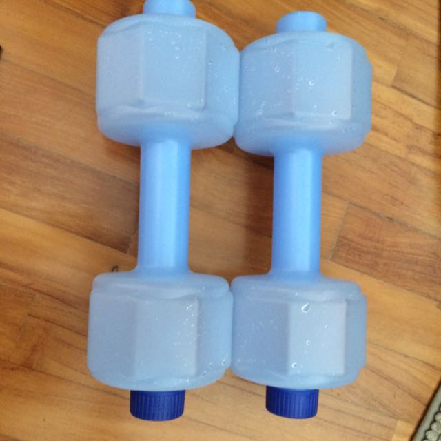 Fillable dumbbells shop