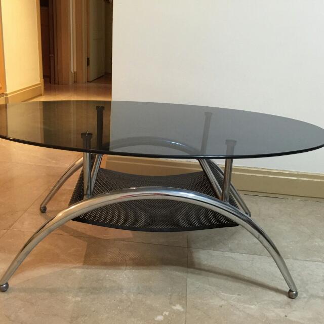 Glass Coffee Table, Furniture & Home Living, Furniture, Tables & Sets